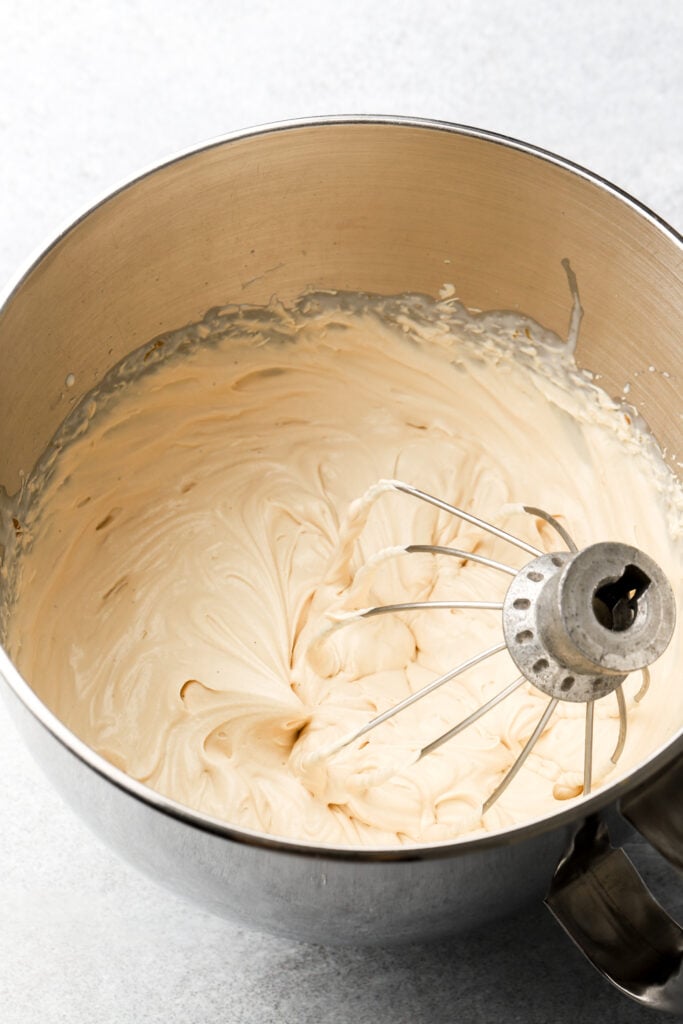 add sweetened condensed milk to heavy whipping cream