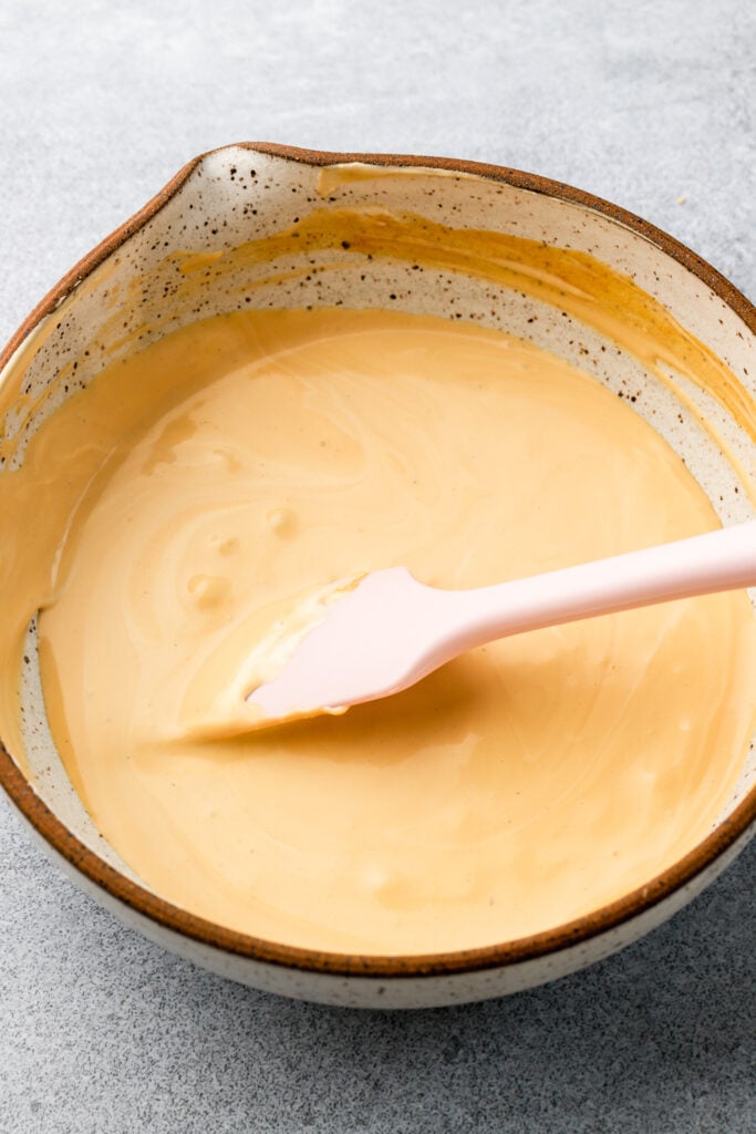 ice cream with espresso added to it