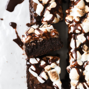 hot chocolate brownies