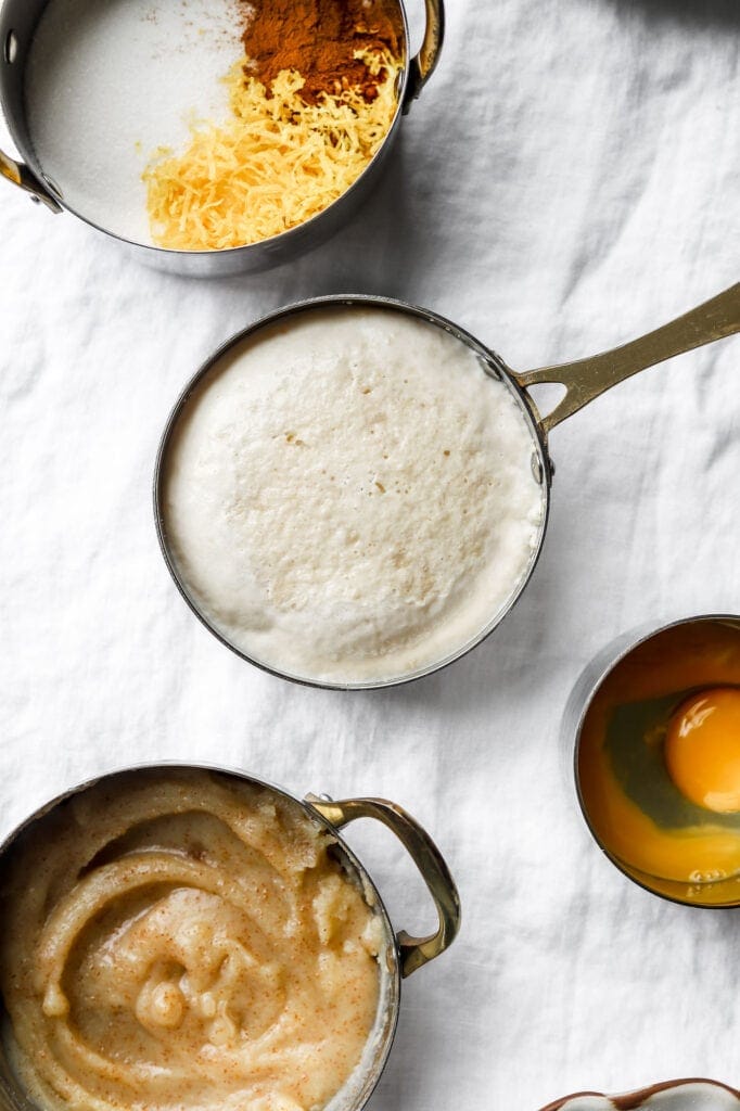 activated yeast in warm milk