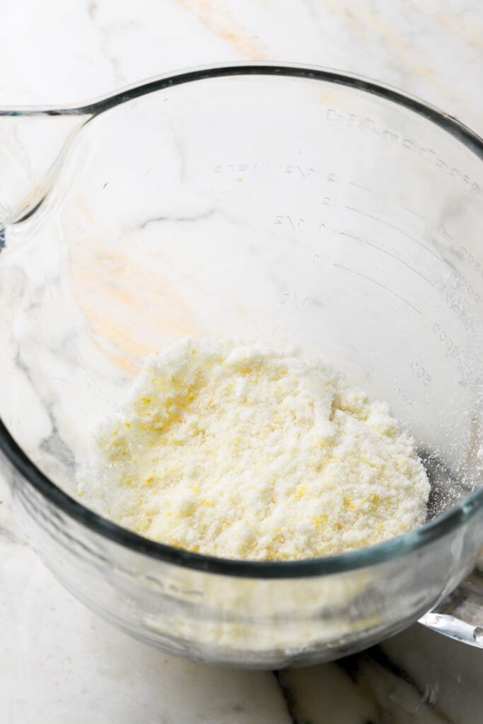 *optional: lemon zest rubbed with sugar