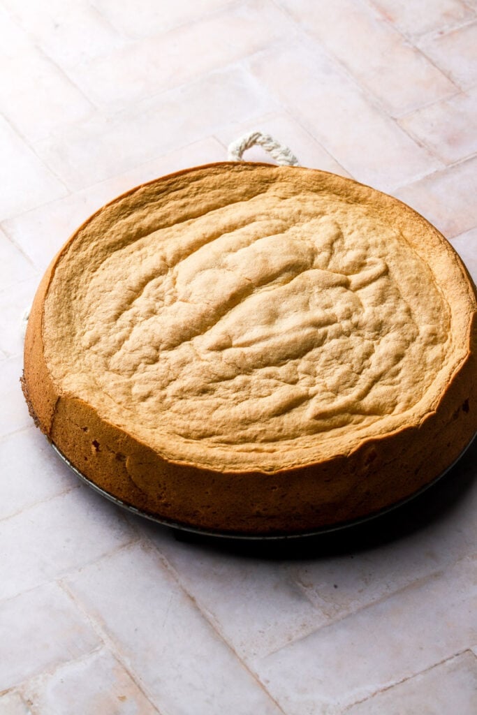 finished sponge cake
