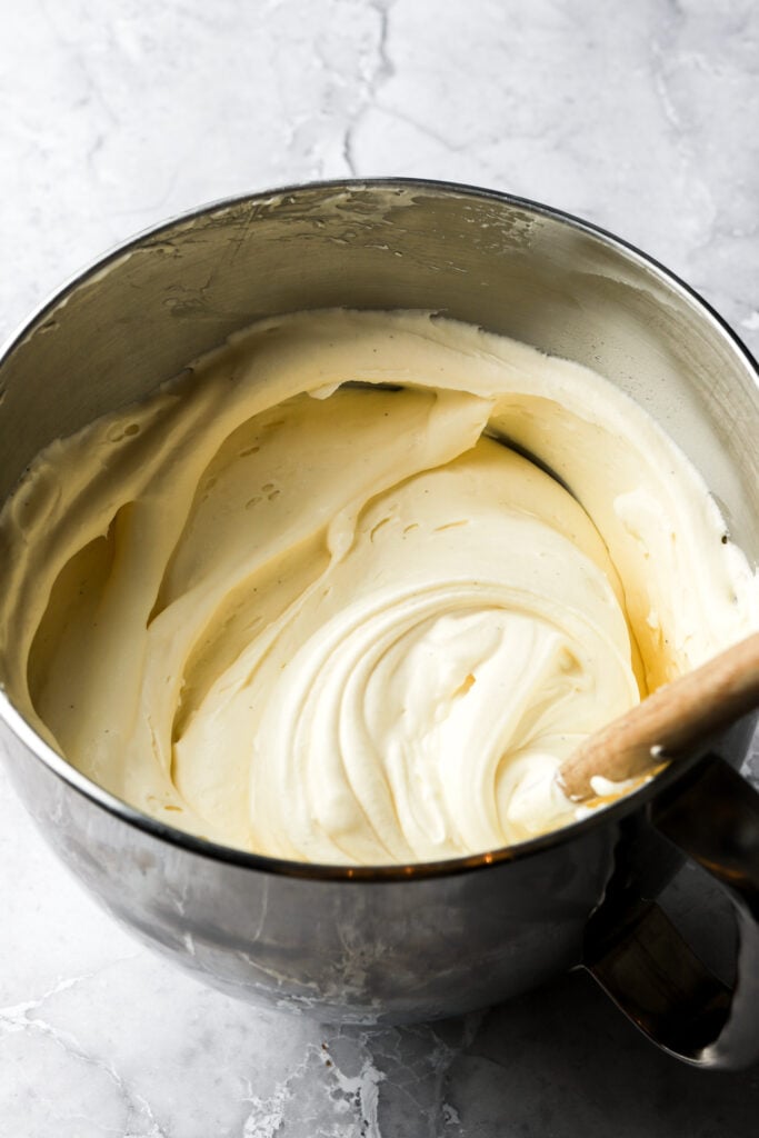 finished mascarpone cream