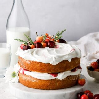 white forest cake
